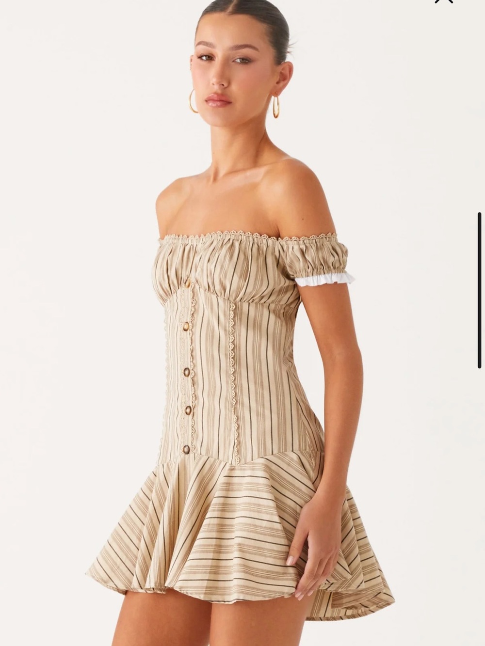 Peppermayo Off Shoulder Mini Dress